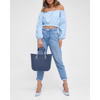 Torebka O bag mini Blu navy