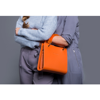 Torebka O bag double Mattone