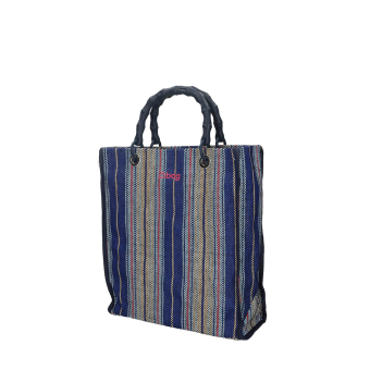 Torebka O bag market Intreccio sfumato Cobalto
