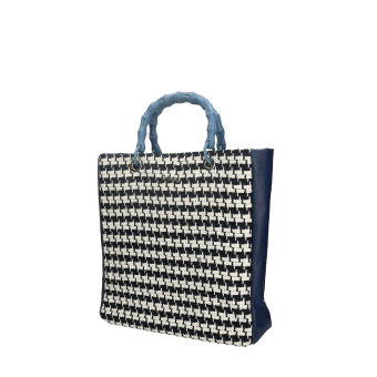 Torebka O bag market Pied de poule Blu navy latte