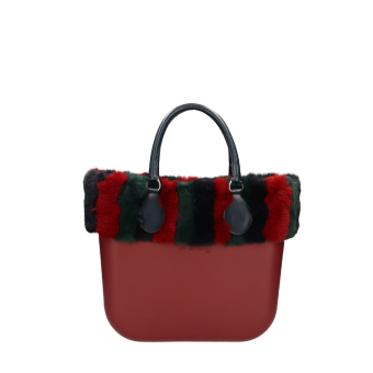Torebka O bag mini Bordeaux