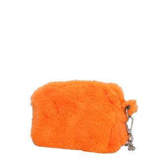 Torebka O bag pocket Ecopelliccia Fluo arancione