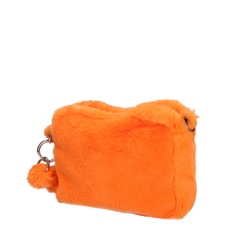 Torebka O bag glam ecopelliccia Fluo arancione