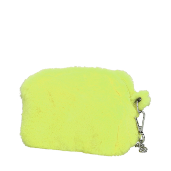 Torebka O bag glam ecopelliccia Fluo lime