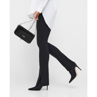 Torebka O bag Baguette mirror cocco print Nero