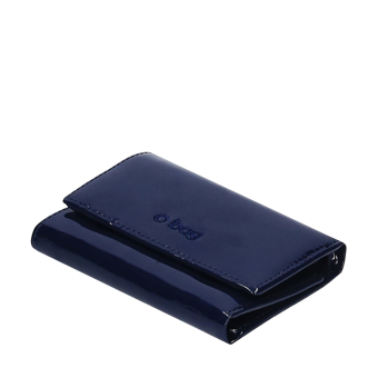 Portfel O evy Simil pelle vernice Blu navy