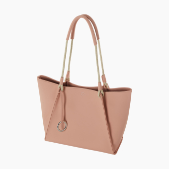 Torebka O Bag Holiday Tessuto Gommato Blush