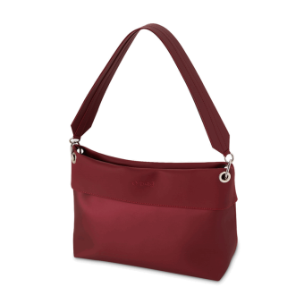Torebka O bag soft turn wide Bordeaux