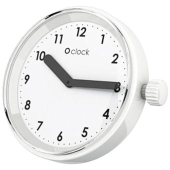 Mechanizm zegarka O clock Numbers Bianco