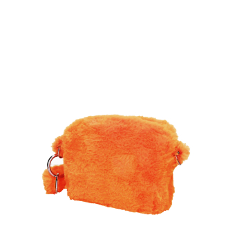 Torebka O bag pocket Ecopelliccia Fluo arancione