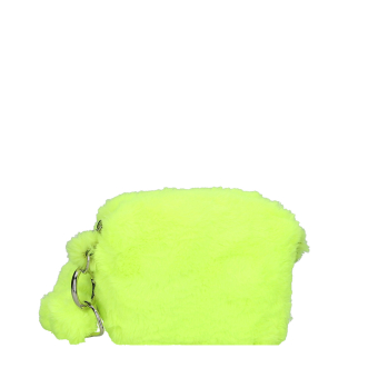 Torebka O bag pocket Ecopelliccia Fluo lime
