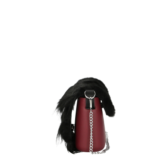 Torebka O bag pocket Bordeaux