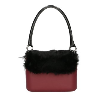 Torebka O bag pocket Bordeaux