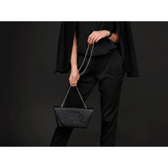 Torebka O bag sheen Nero