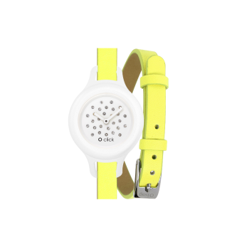 Zegarek O clock click shift Fluo giallo