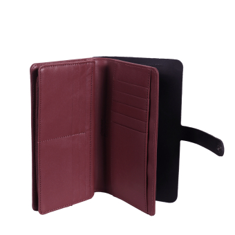 Portfel O hug donna smile texture Nero
