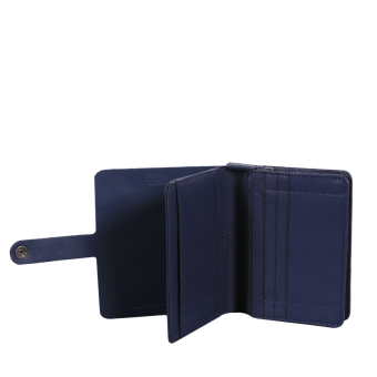 Portfel O hug donna tiny texture Blu navy