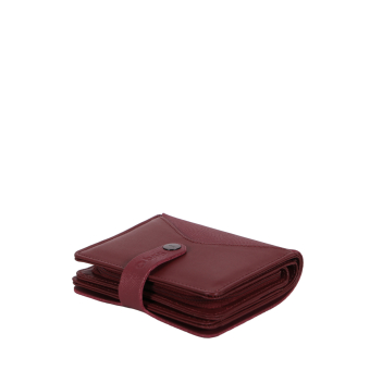Portfel O hug donna tiny texture Bordeaux