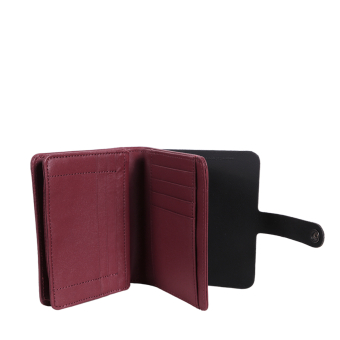 Portfel O hug donna tiny texture Nero