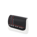 Klapka O bag glam Geometric insert Nero