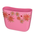 Body O bag standard Fiori raffia Rosa