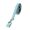 Pasek naramienny Extraslim ecopelle suede + clip Aqua