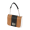 Klapka O bag pocket simil pelle nappa fascia stampa snake Biscotto nero