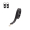 Pasek naramienny Extraslim 110 i Klipsy effect Bottalato Nero