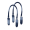Uchwyty Tubolare flat Boiled wool Blue navy Avio