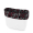 Opaska O bag mini Jaquard lurex Bordeaux nero