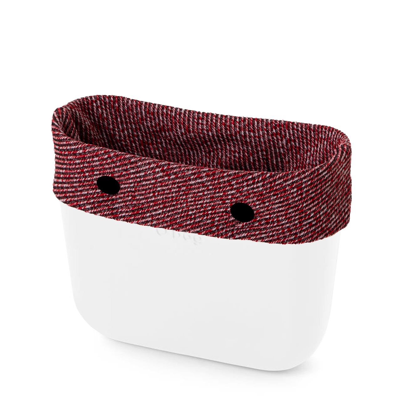 Opaska O bag mini Diagonal stripes Rosso