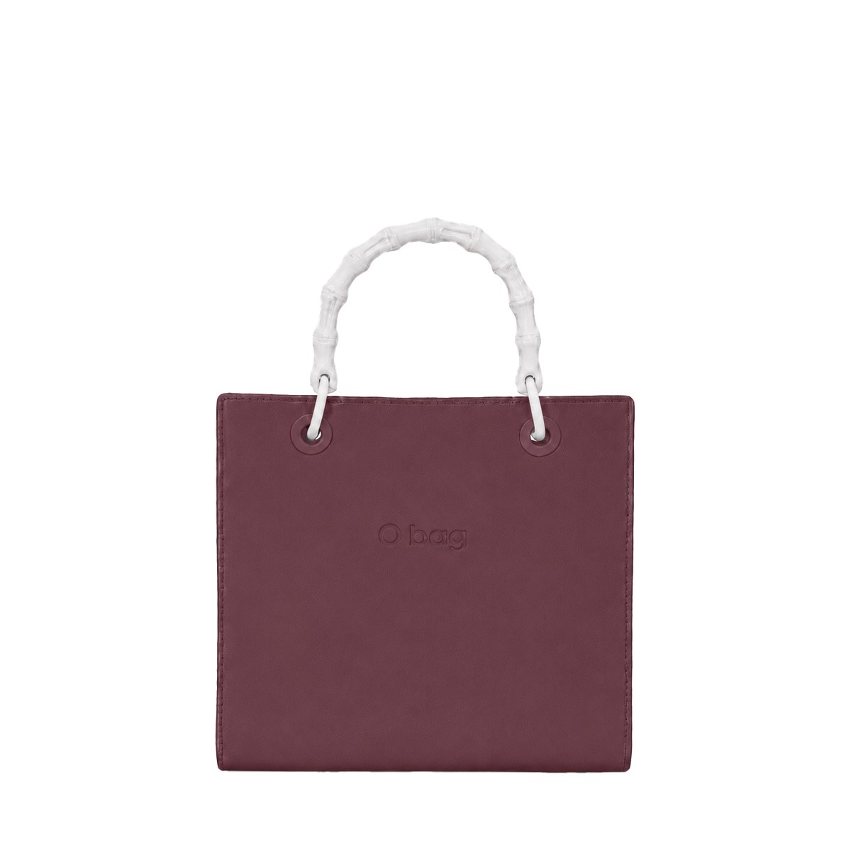 Torebka O bag double Bordeaux