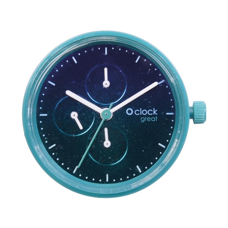 Mechanizm zegarka O clock great Date faded mirror Acqua
