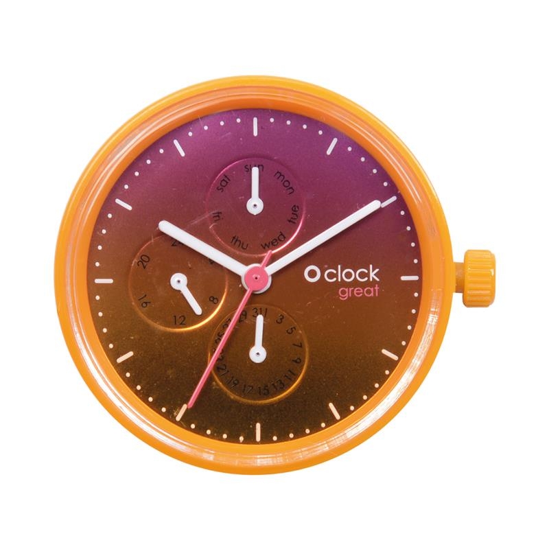 Mechanizm zegarka O clock great Date faded mirror Cedro