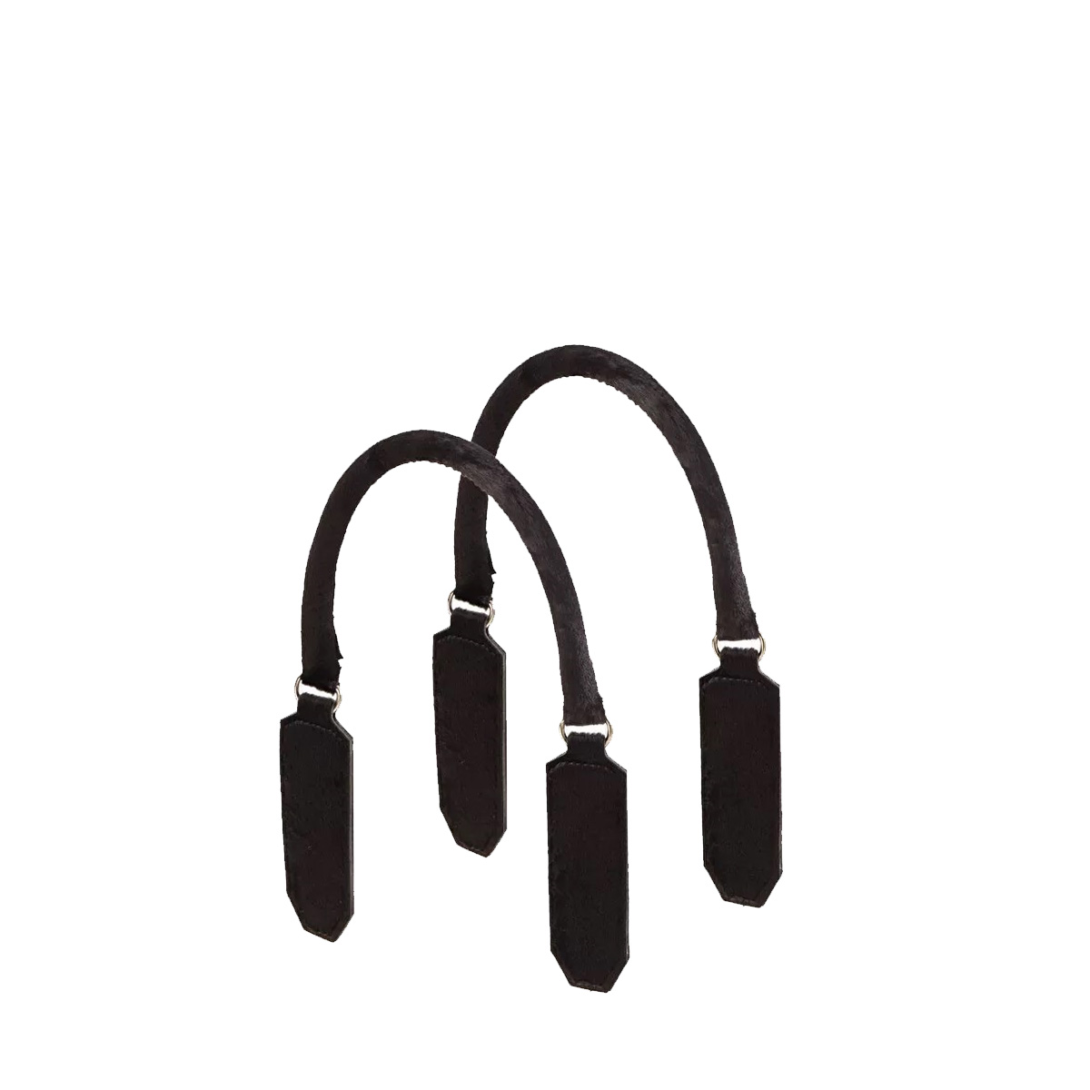 Uchwyty krótkie Tubolare flat ponyskin effect Nero