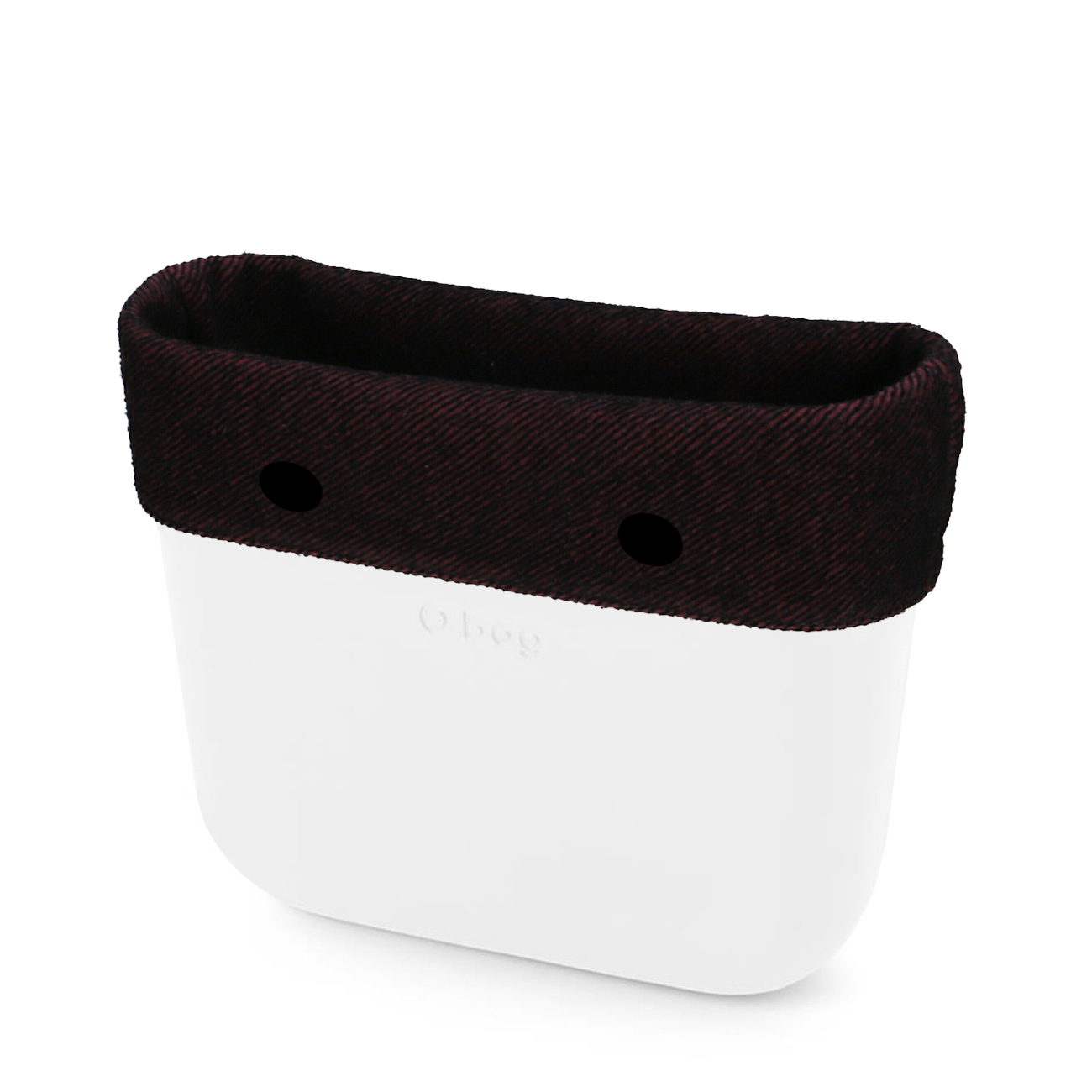 Opaska O bag mini Feltro rigato Bordeaux