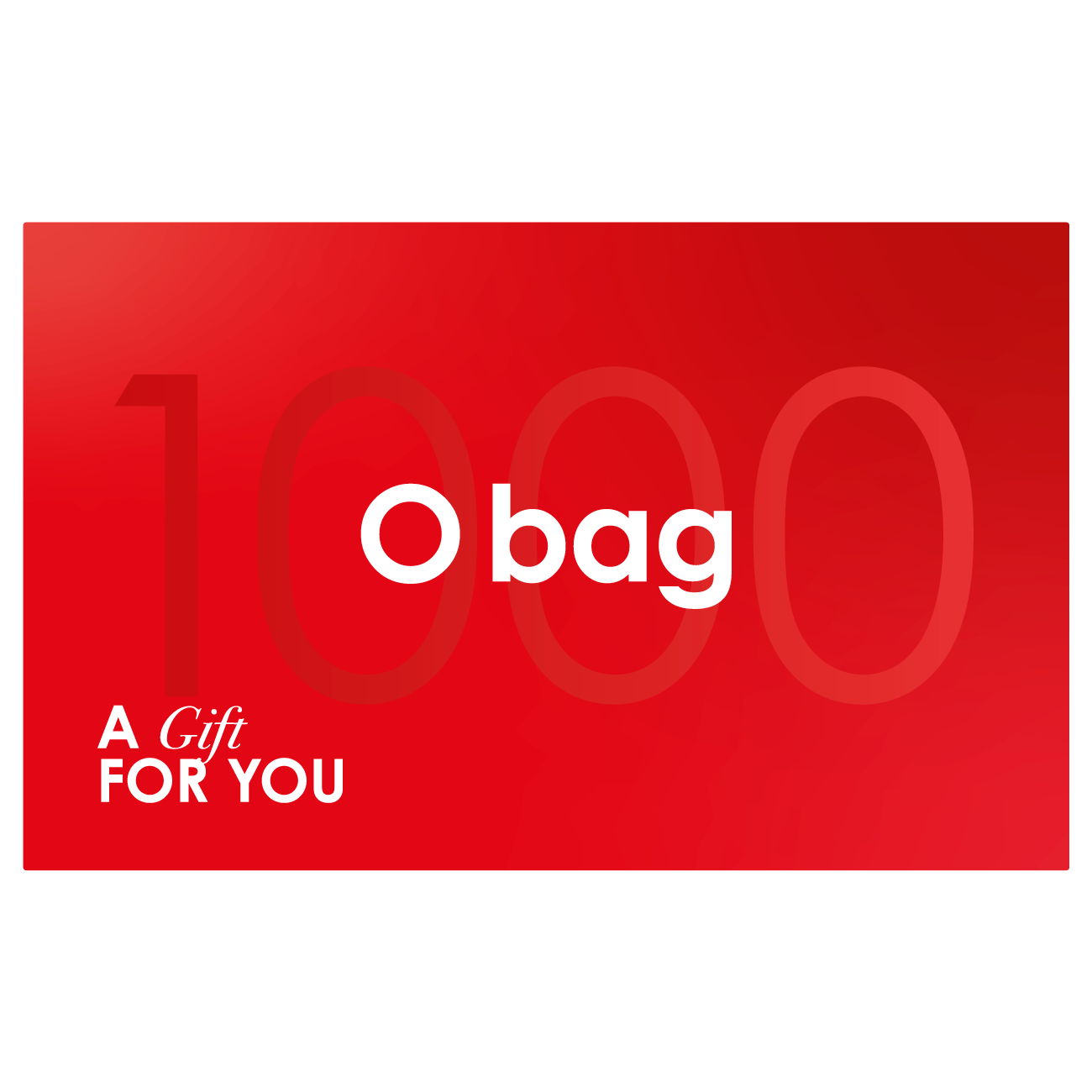Karta podarunkowa O bag Gift for You 1000 PLN