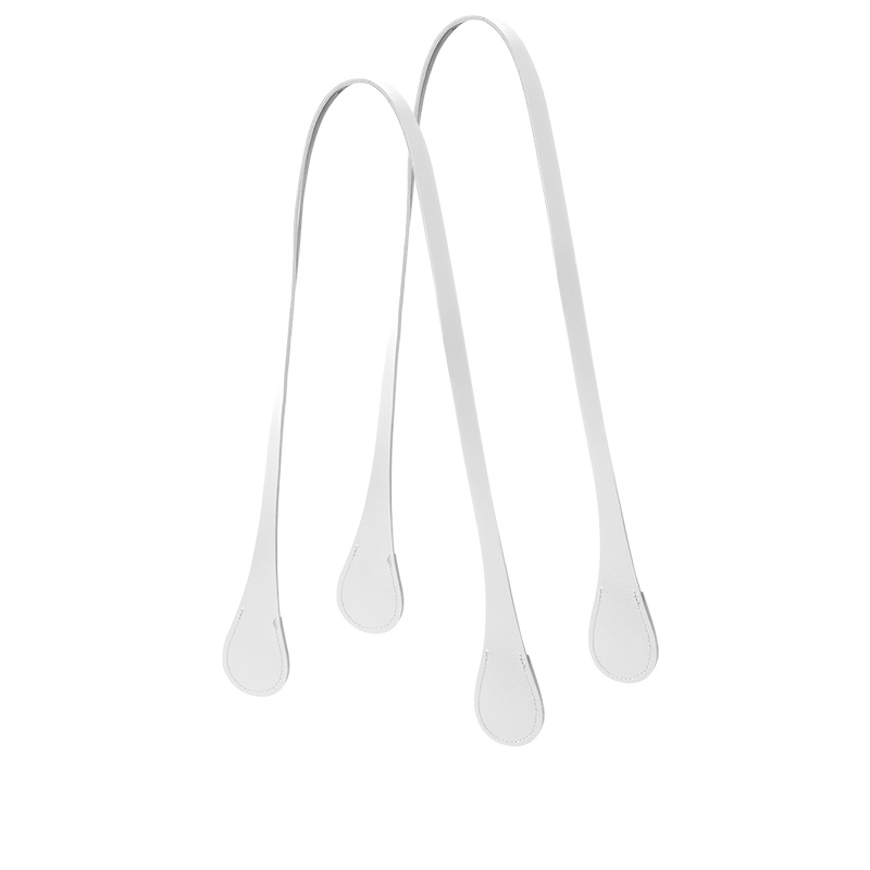 Uchwyty Eco skóra goccia Bianco