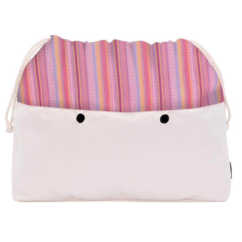 Organizer O bag beach Righe haiti Rosa