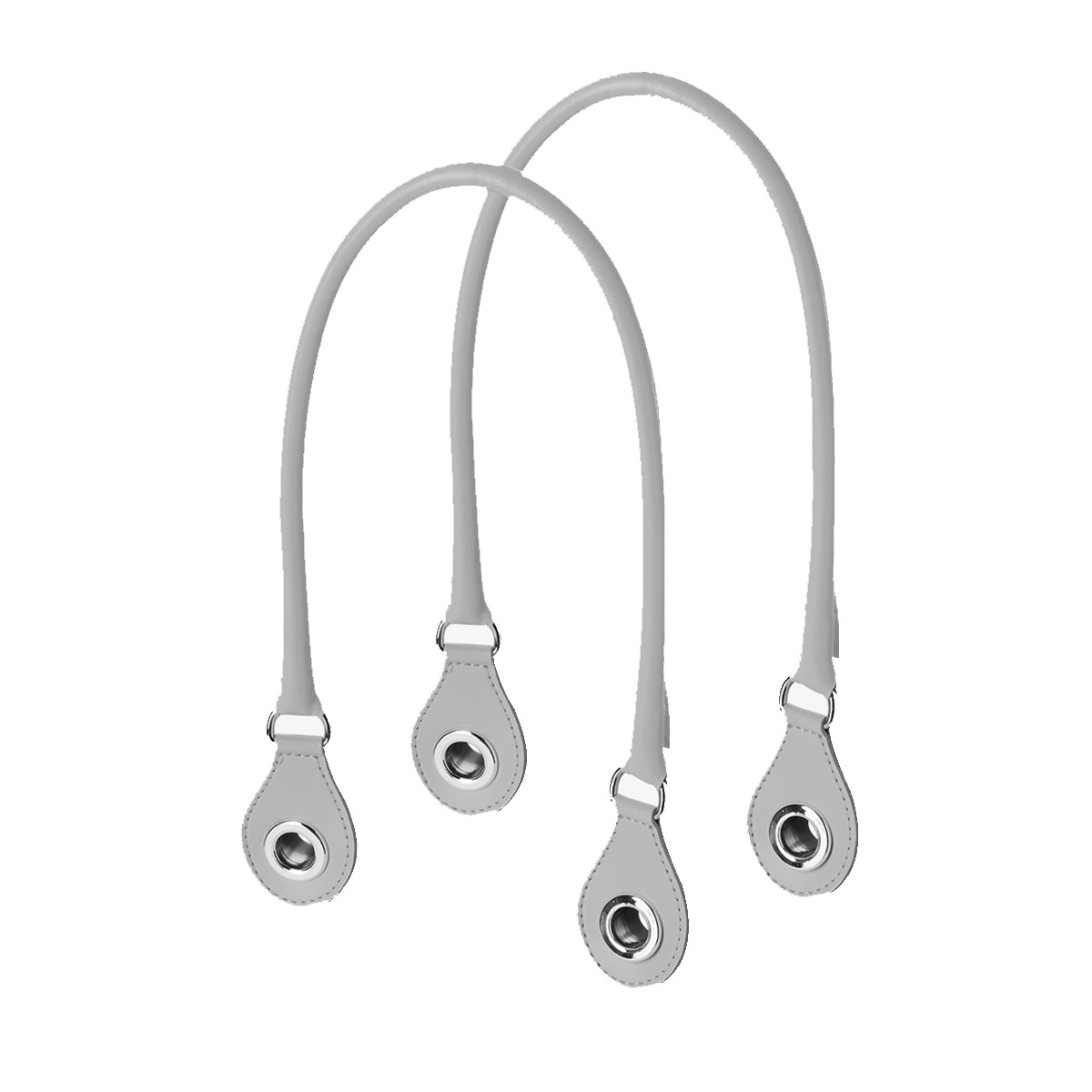 Uchwyty długie con anello Sintetico effetto nappa Easy Light grey