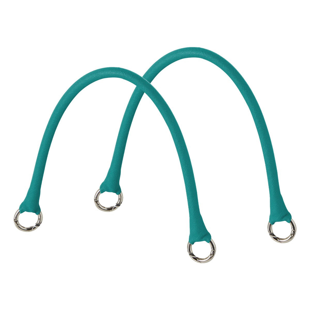 Uchwyty krótkie Micromanico tubolare saffiano Blue grass