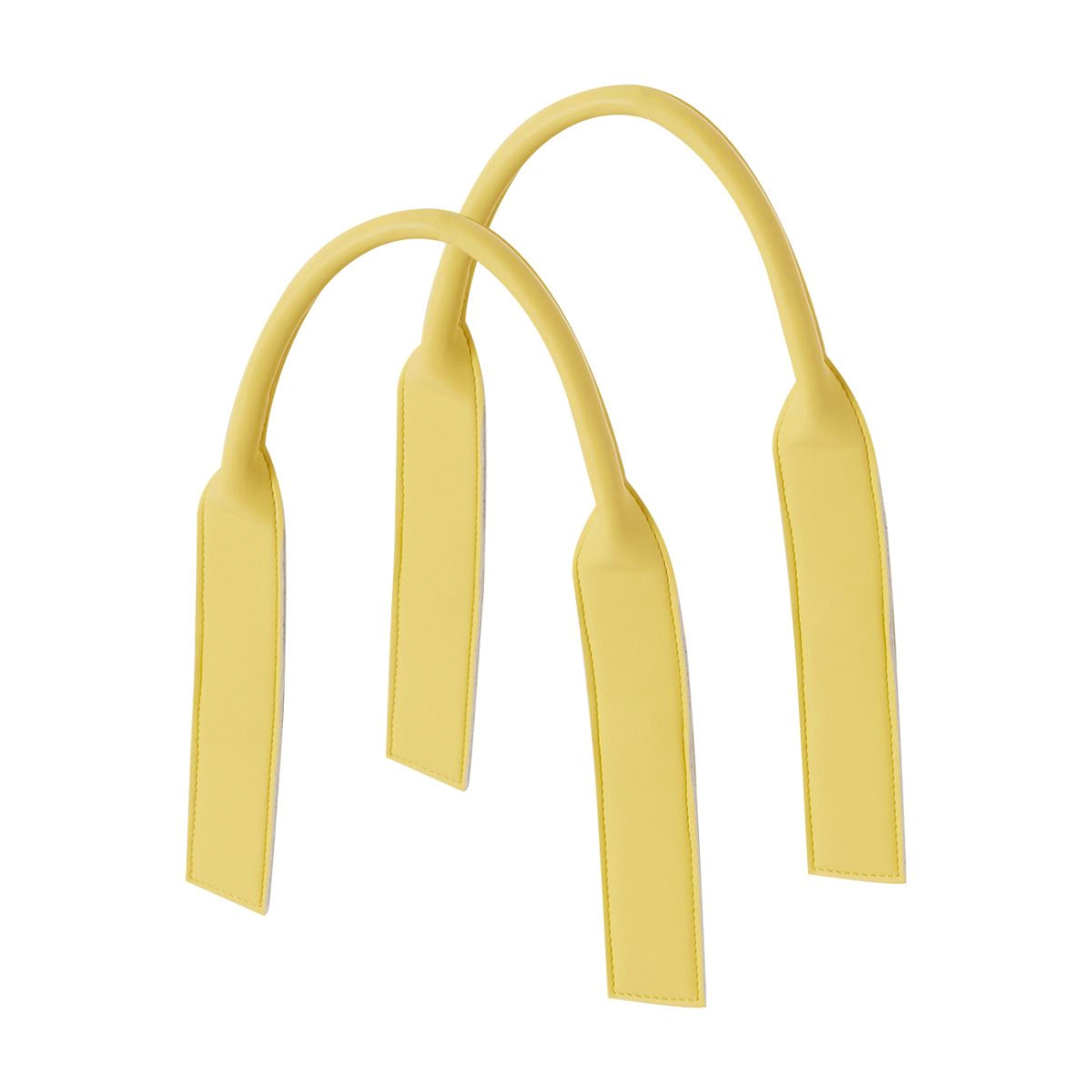 Uchwyty krótkie Piatto tubolare sbalzo simil pelle nappa Celery green