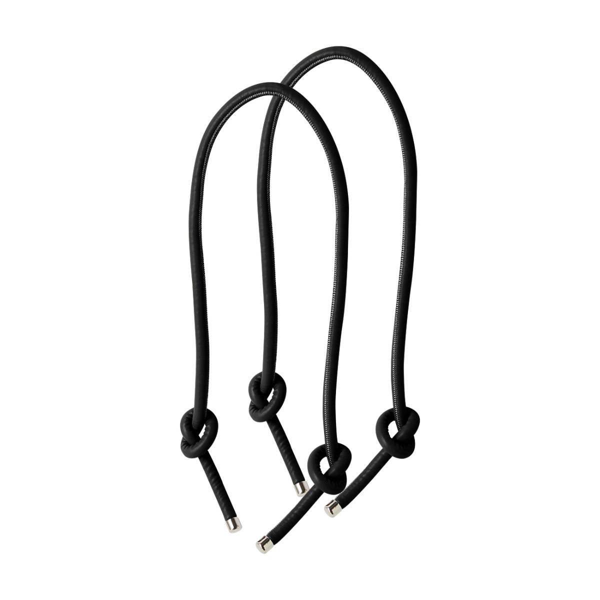 Uchwyty Knots simil pelle nappa Nero