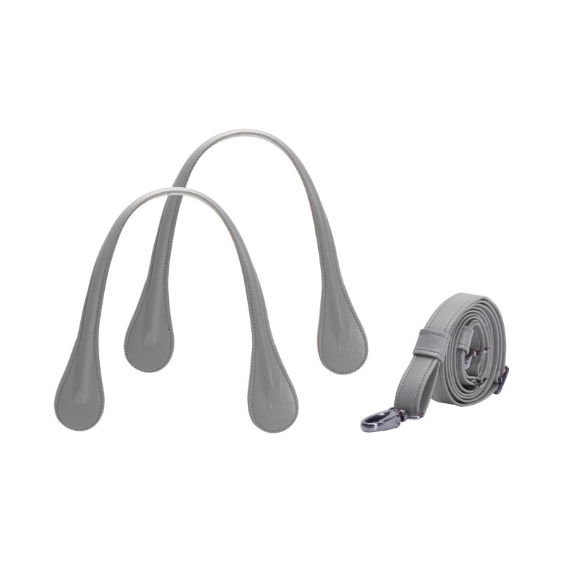 Uchwyty i Pasek naramienny O bag square Grigio chiaro