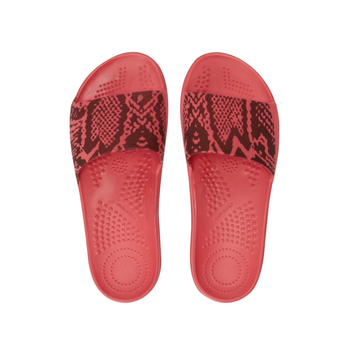 Klapki O slippers donna stampa Jungle Granatina