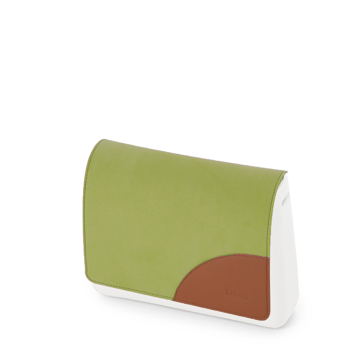 Klapka O bag glam Synthetic fibre Avocado