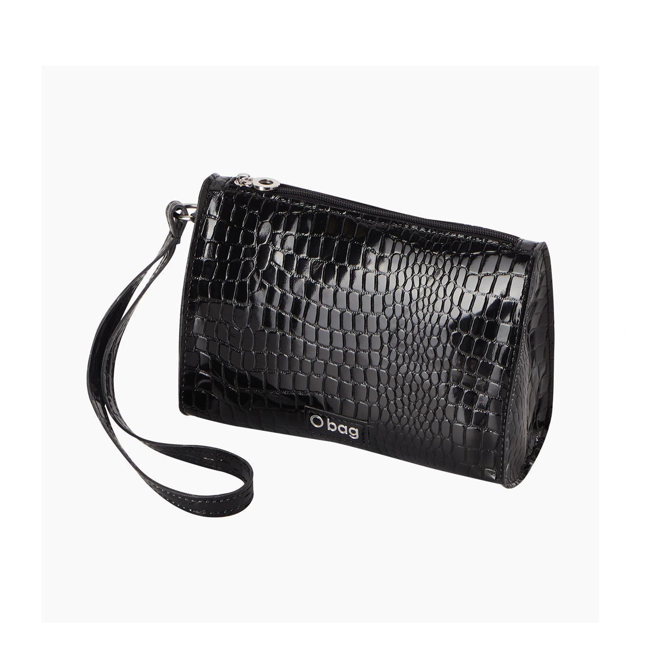 Kosmetyczka O bag Purse Reflective coconut print Nero