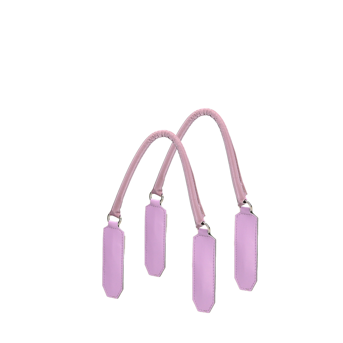 Uchwyty krótkie Tubolare flat Quilted shiny Lilac