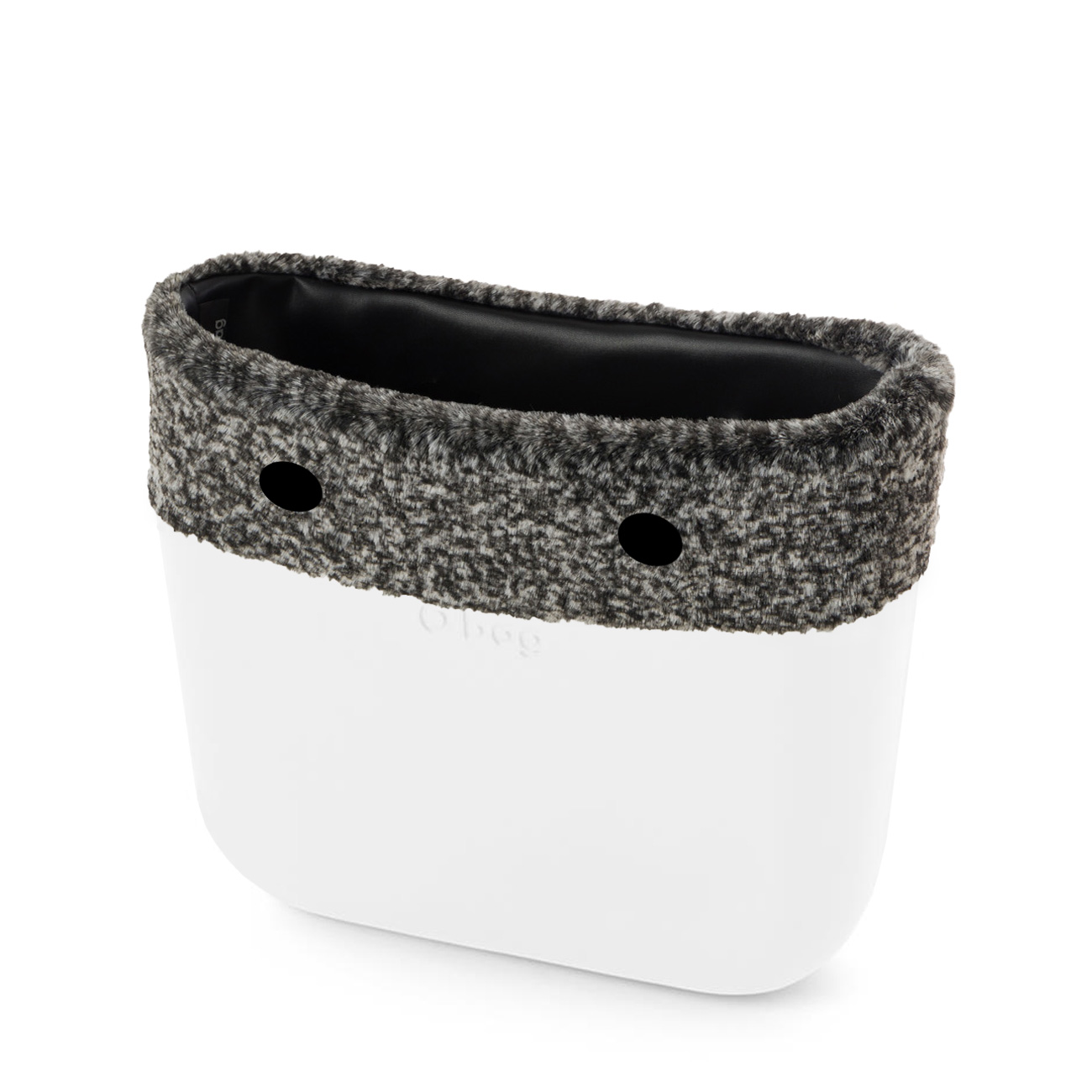 Opaska O bag mini Lapin marble Bianco nero