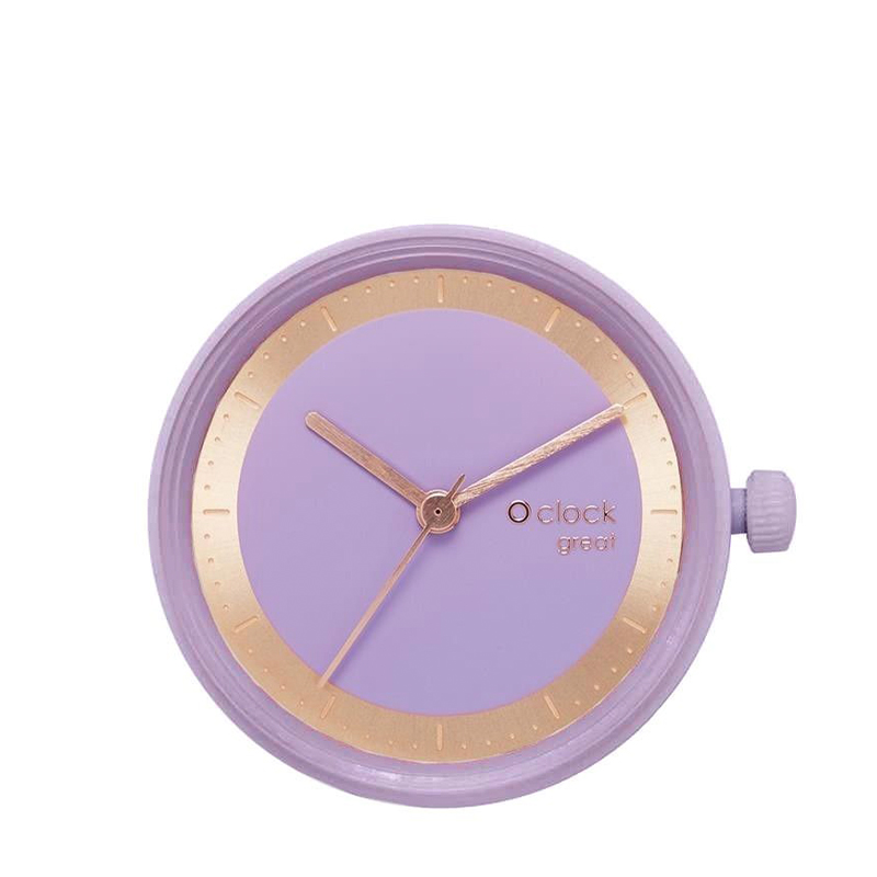 Mechanizm zegarka O clock great Metal ring Orchidea